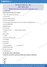 Đề thi giữa kì 2 Tiếng Anh 5 - Đề số 3